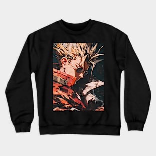 Legendary Gunslinger: Space Western Anime-Manga Adventure Crewneck Sweatshirt